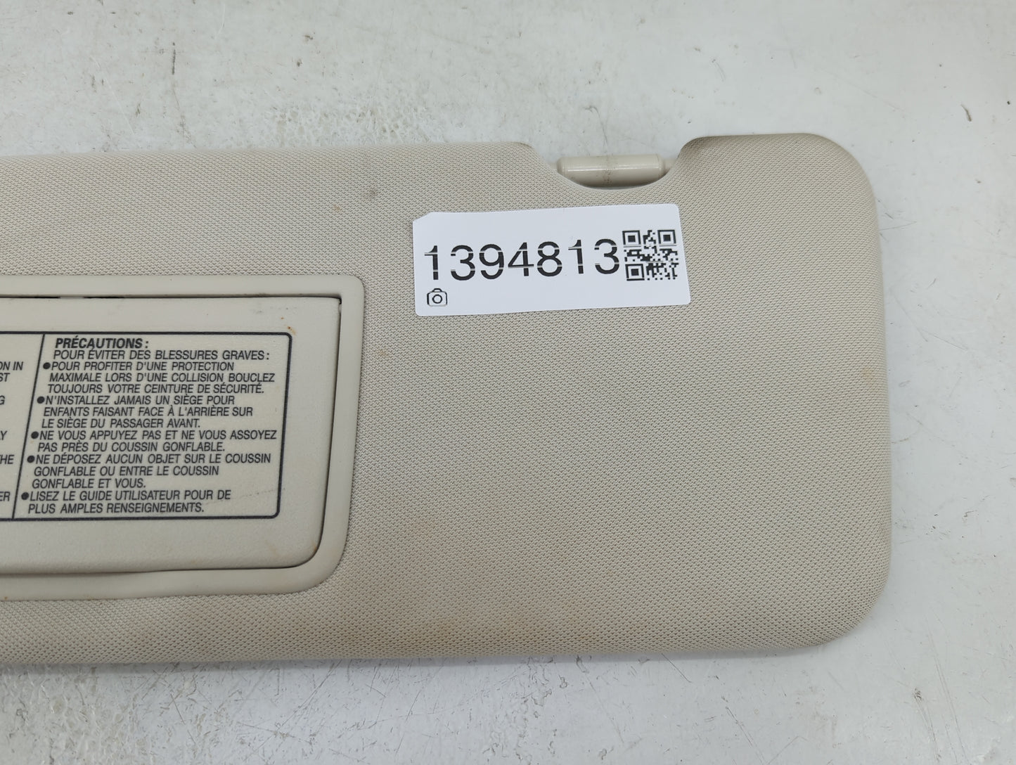 2015-2016 Honda Cr-V Sun Visor Shade Replacement Driver Left Mirror Fits Fits 2015 2016 OEM Used Auto Parts - Oemusedautopar