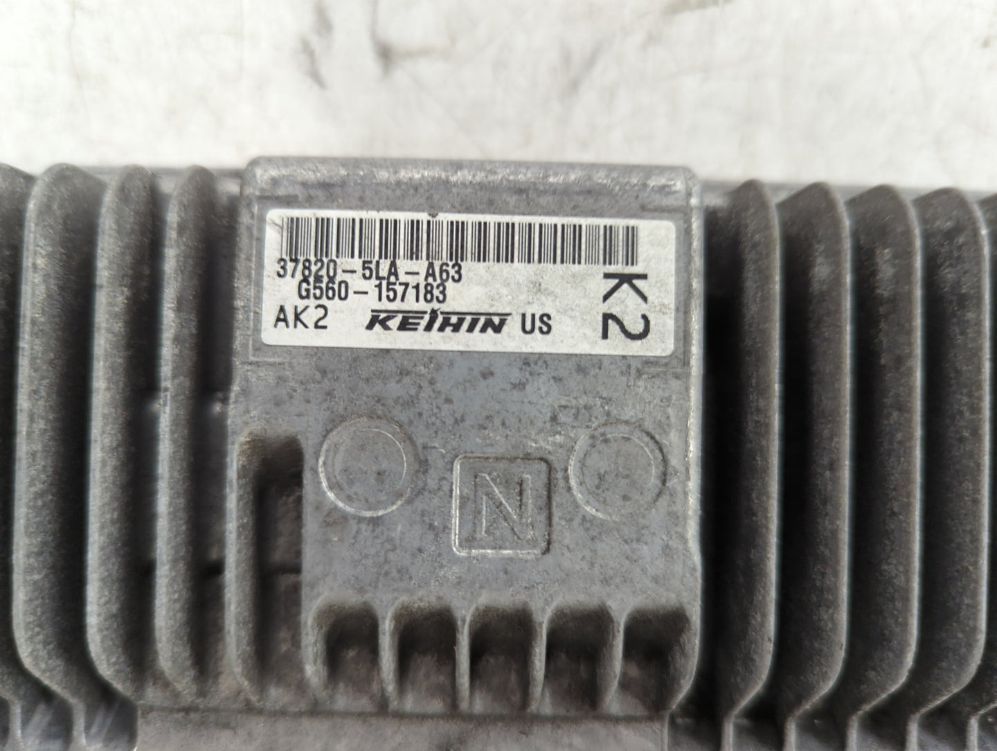 2015 Honda Cr-V PCM Engine Control Computer ECU ECM PCU OEM P/N:37820-5LA-A63 Fits OEM Used Auto Parts - Oemusedautoparts1.c