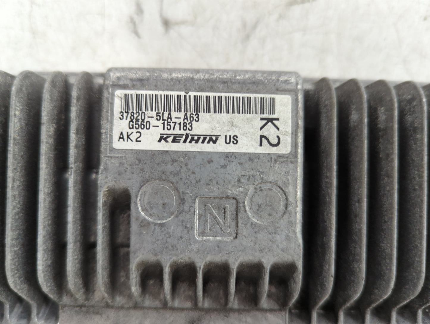 2015 Honda Cr-V PCM Engine Control Computer ECU ECM PCU OEM P/N:37820-5LA-A63 Fits OEM Used Auto Parts - Oemusedautoparts1.c