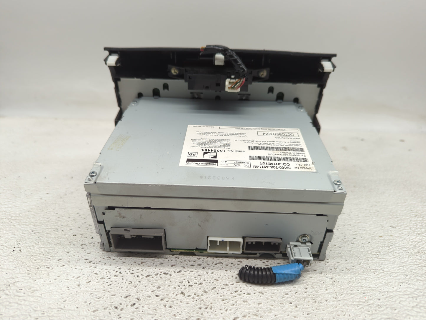 2015-2016 Honda Cr-V Radio AM FM Cd Player Receiver Replacement P/N:39100-T0A-A911-M1 Fits Fits 2015 2016 OEM Used Auto Part