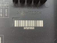 2015-2016 Honda Cr-V Fusebox Fuse Box Panel Relay Module Fits Fits 2015 2016 OEM Used Auto Parts - Oemusedautoparts1.com