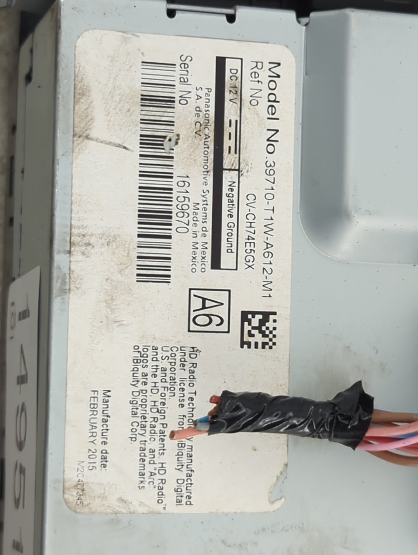 2015-2016 Honda Cr-v Information Display Screen 1495123 - Oemusedautoparts1.com