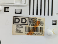 2011-2015 Honda Cr-Z Instrument Cluster Speedometer Gauges P/N:78100-SZT-A132 78100-SZT-A120 Fits Fits 2011 2012 2013 2014 2