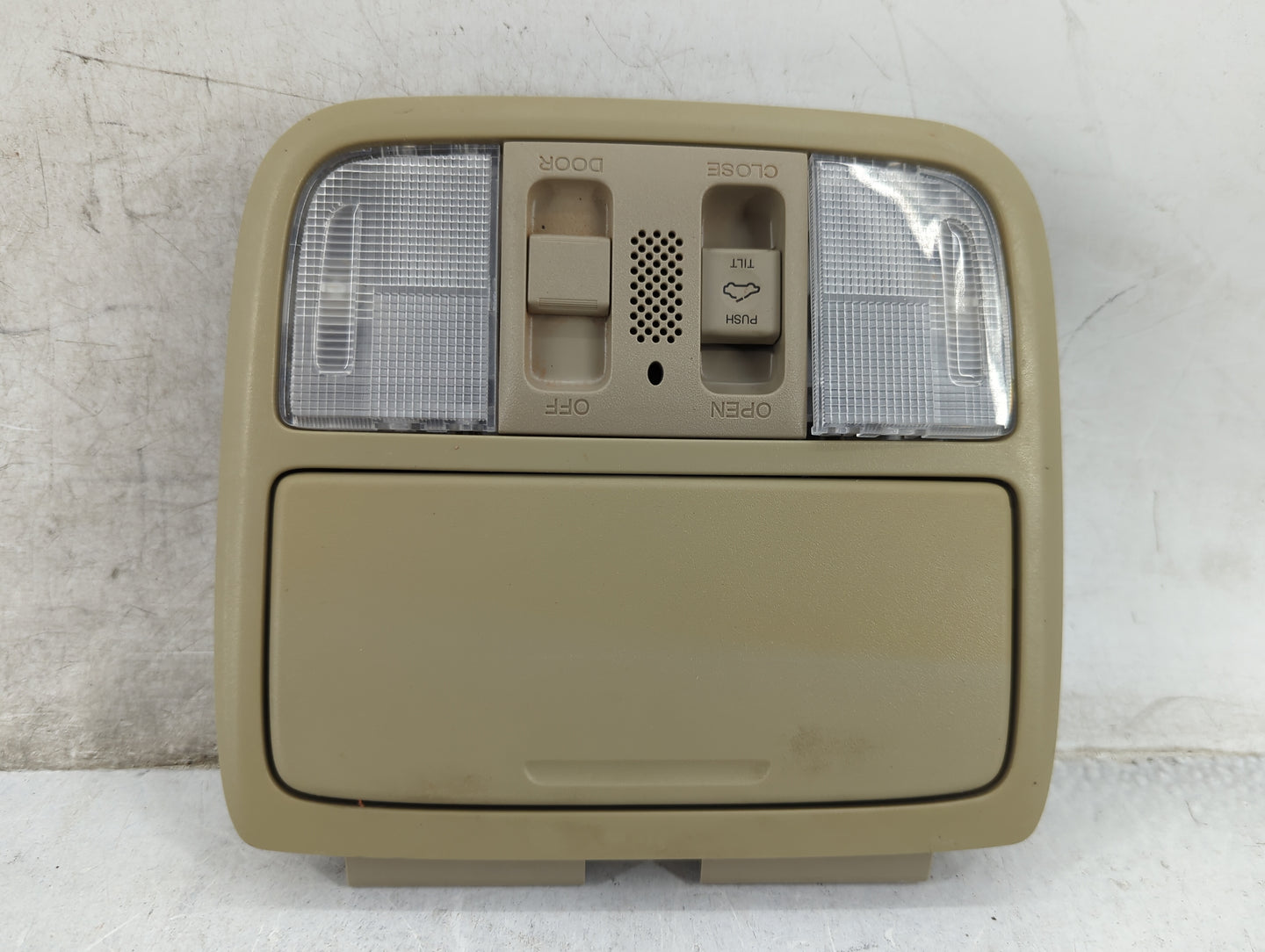 2015 Honda Crv Overhead Roof Console Tan - Oemusedautoparts1.com
