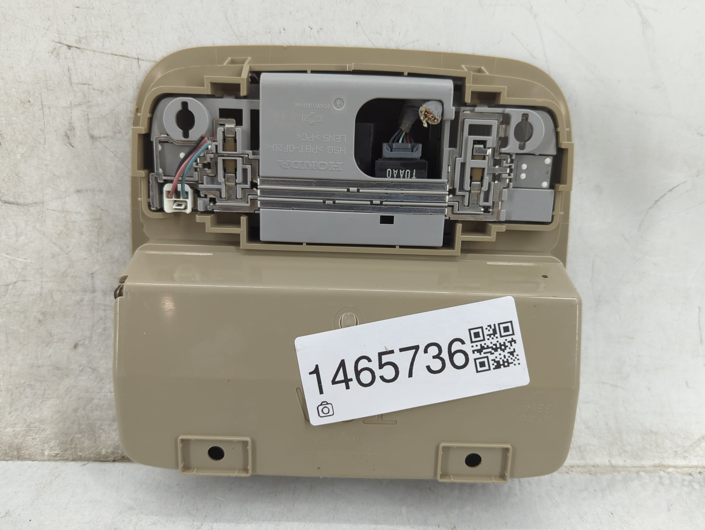 2015 Honda Crv Overhead Roof Console Tan - Oemusedautoparts1.com