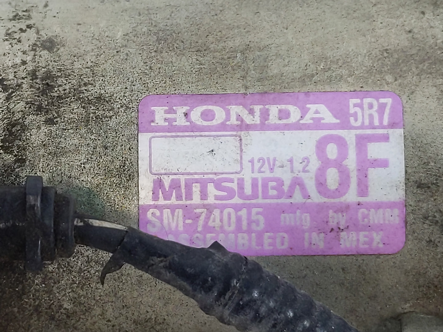 2015-2020 Honda Fit Car Starter Motor Solenoid OEM P/N:SM-74015 Fits Fits 2015 2016 2017 2018 2019 2020 OEM Used Auto Parts 