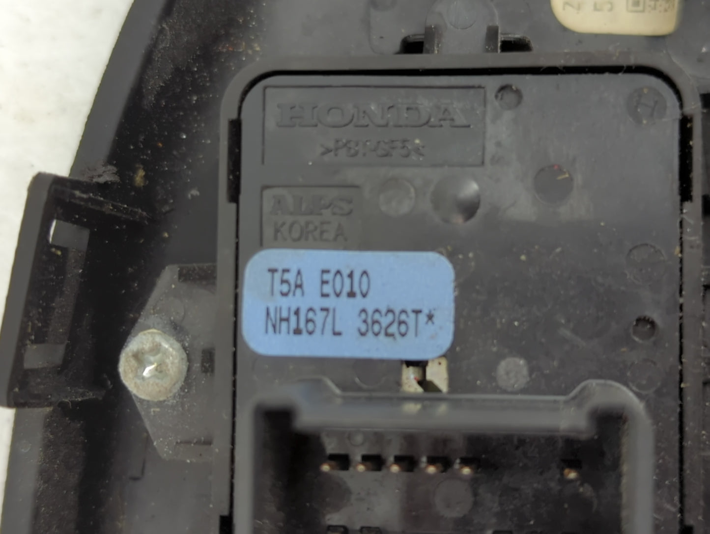 2015-2020 Honda Fit Master Power Window Switch Replacement Driver Side Left Fits Fits 2015 2016 2017 2018 2019 2020 OEM Used