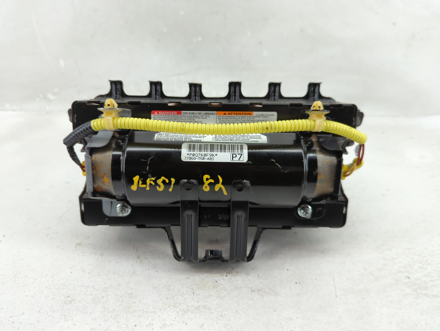 2015-2020 Honda Fit Air Bag Passenger Right Dashboard OEM P/N:77820T5RA80 Fits Fits 2015 2016 2017 2018 2019 2020 OEM Used A