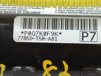 2015-2020 Honda Fit Air Bag Passenger Right Dashboard OEM P/N:77820T5RA80 Fits Fits 2015 2016 2017 2018 2019 2020 OEM Used A