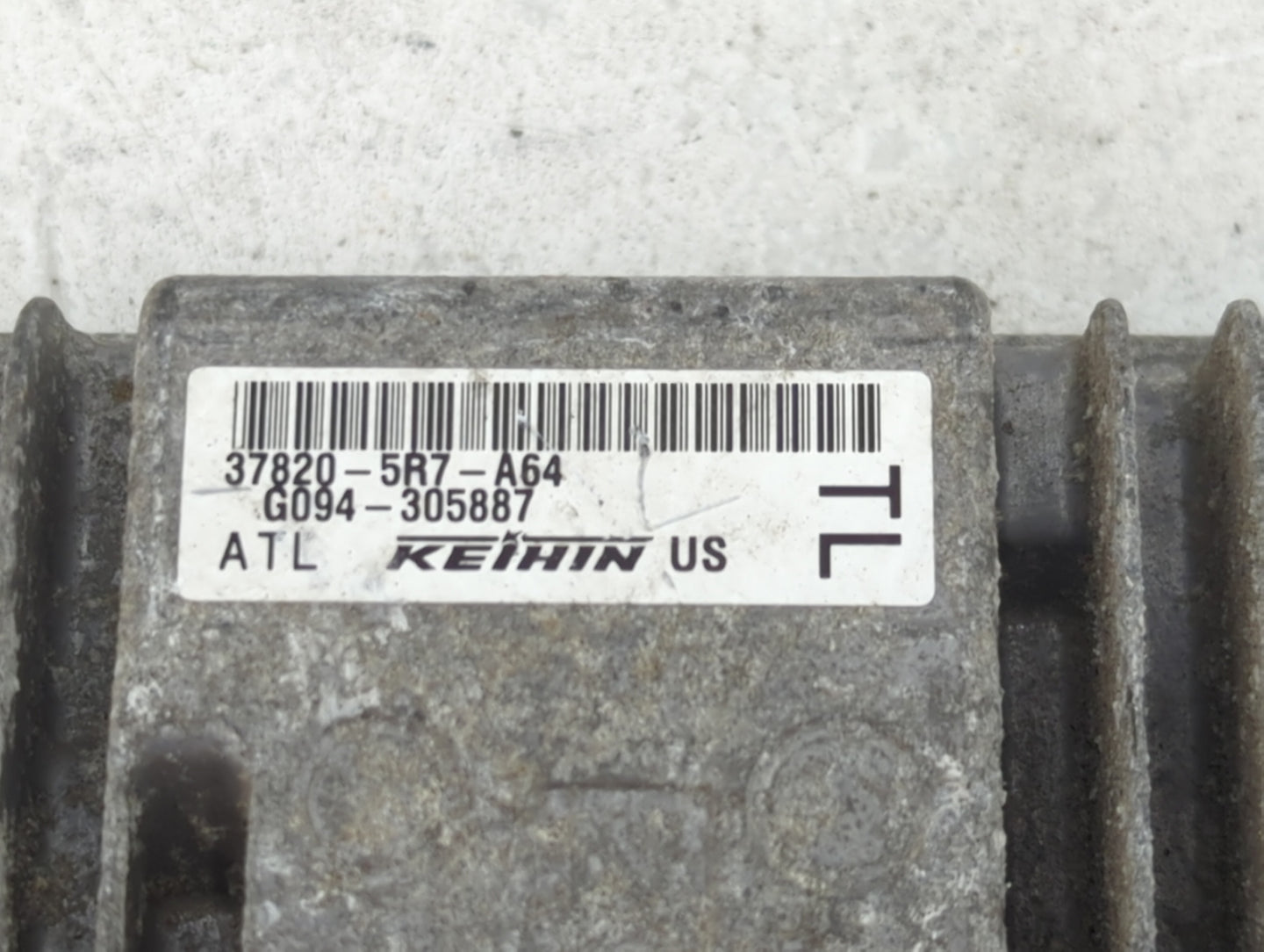 2015-2016 Honda Fit PCM Engine Control Computer ECU ECM PCU OEM P/N:37820-5R7-A64 Fits Fits 2015 2016 OEM Used Auto Parts - 