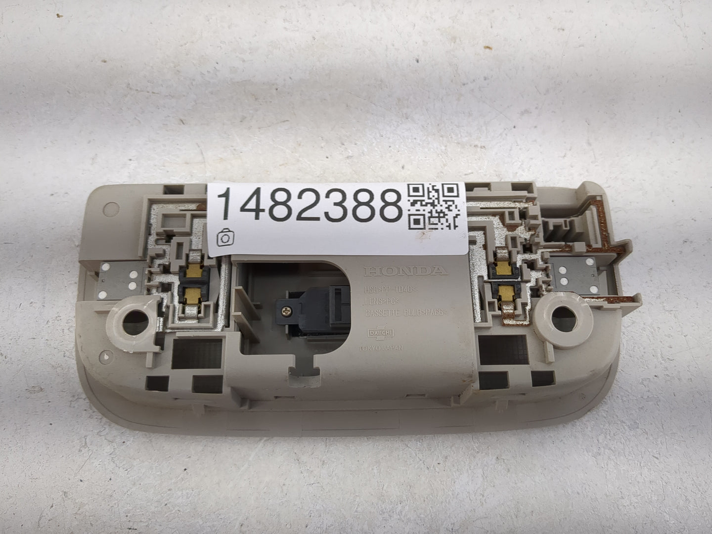 2015 Honda Fit Overhead Roof Console Tan - Oemusedautoparts1.com