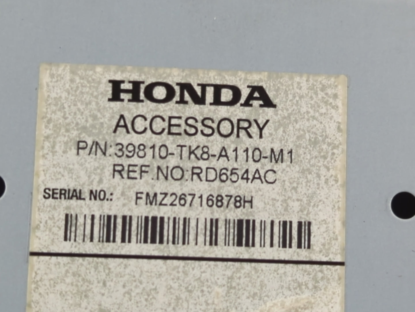 2014-2017 Honda Odyssey Information Display Screen - Oemusedautoparts1.com