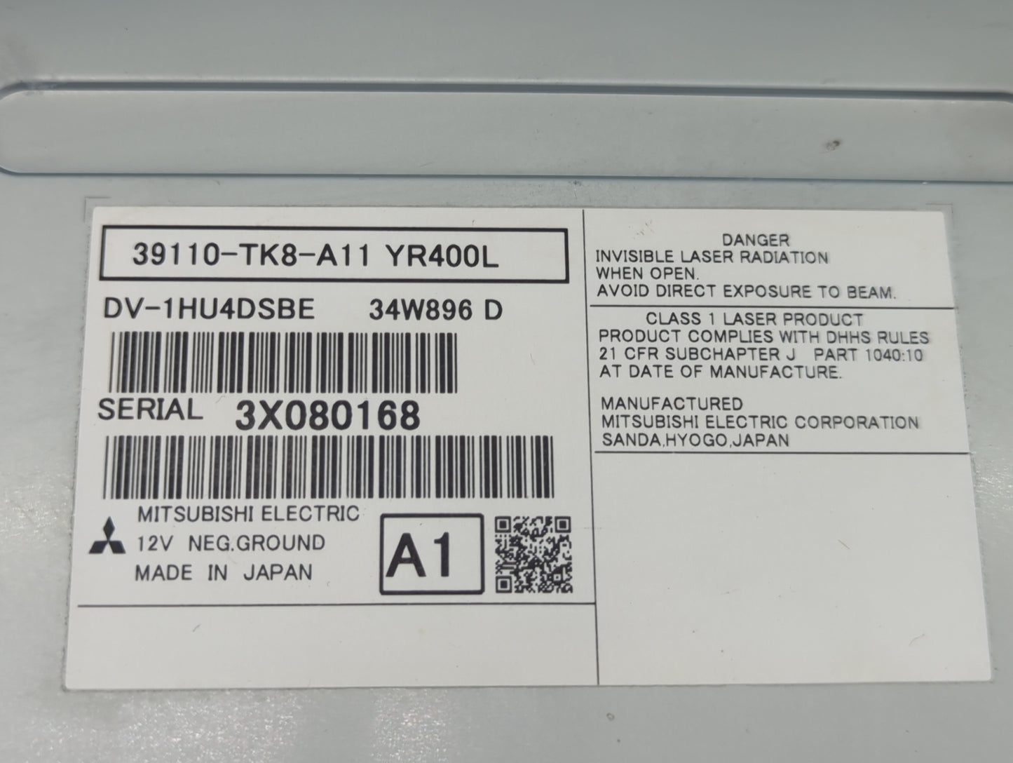 2014-2017 Honda Odyssey Radio AM FM Cd Player Receiver Replacement P/N:39110-TK8-A11 DV-1HU4DSBE Fits Fits 2014 2015 2016 20