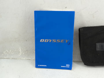 2015 Honda Odyssey Owners Manual Book Guide P/N:31TK8G01 00X31-TK8-G010 OEM Used Auto Parts