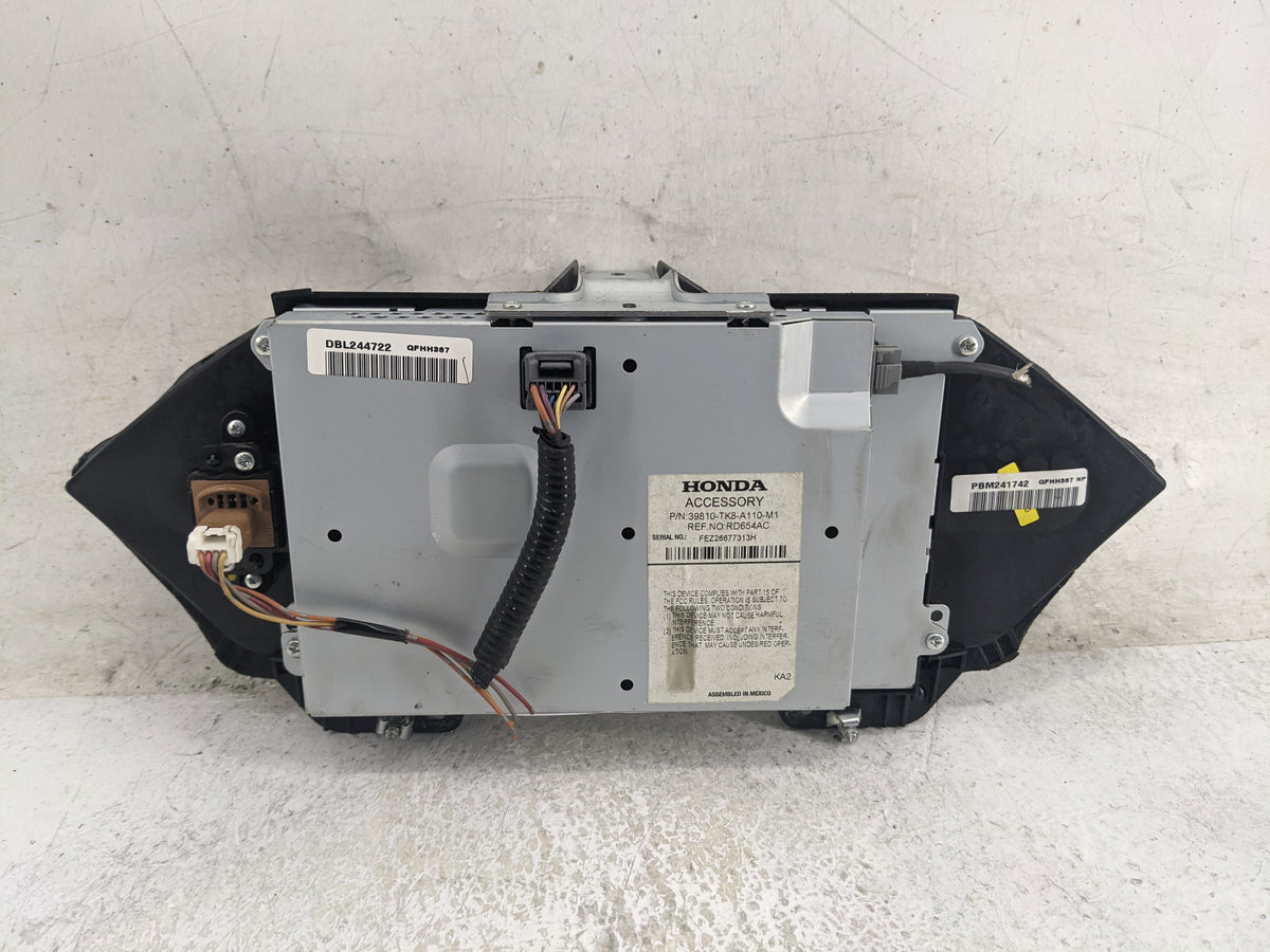 2014-2017 Honda Odyssey Information Radio Display Screen 1509143 - Oemusedautoparts1.com