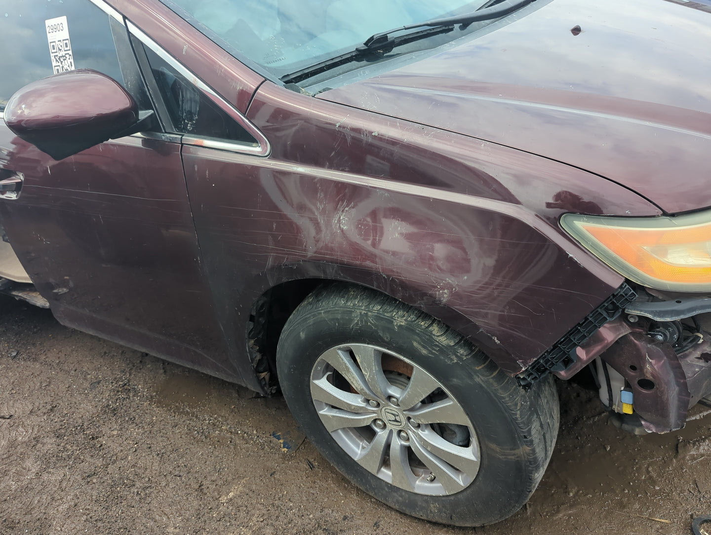 2014-2017 Honda Odyssey Passenger Fender - Oemusedautoparts1.com