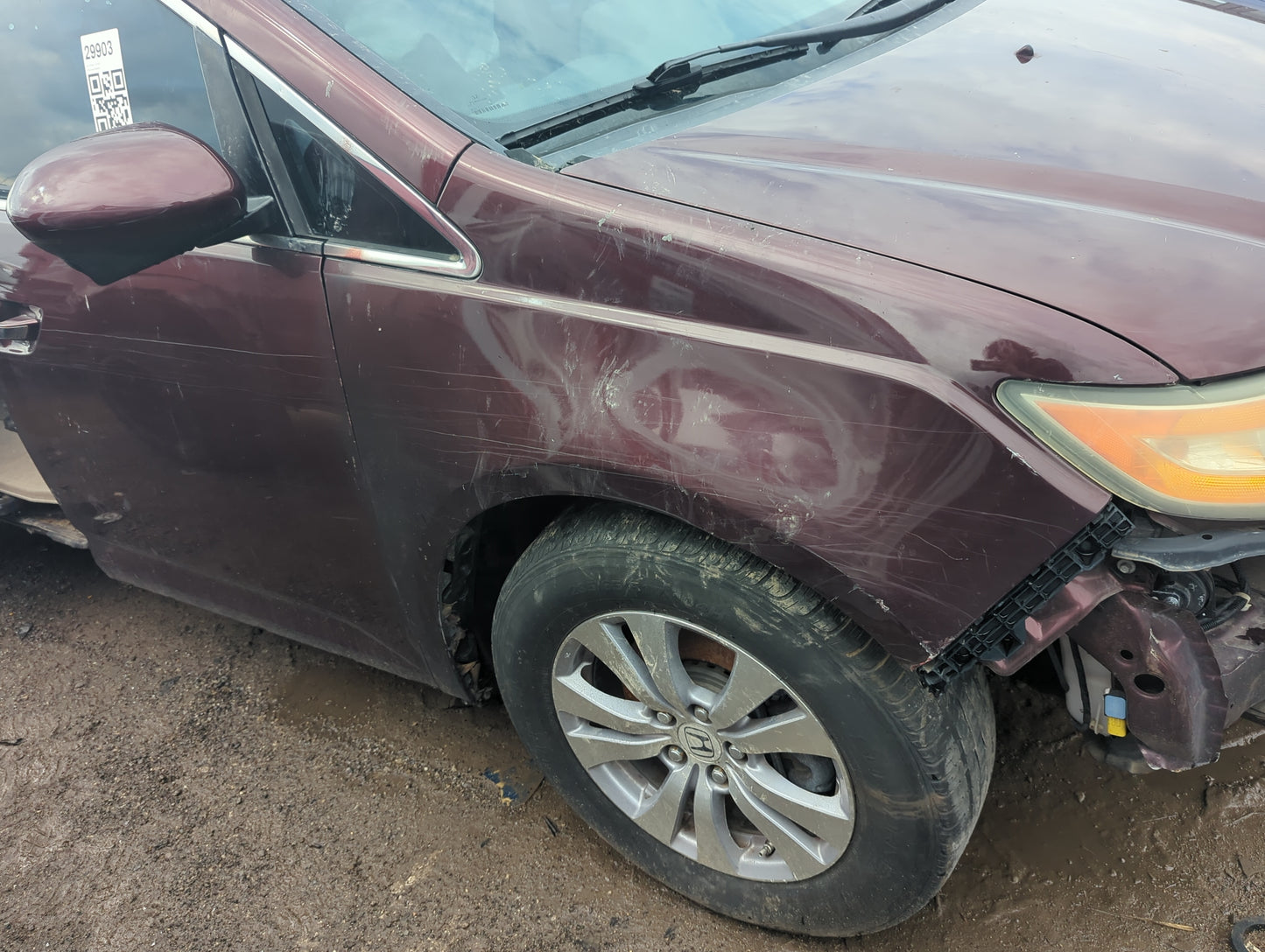 2014-2017 Honda Odyssey Passenger Fender - Oemusedautoparts1.com