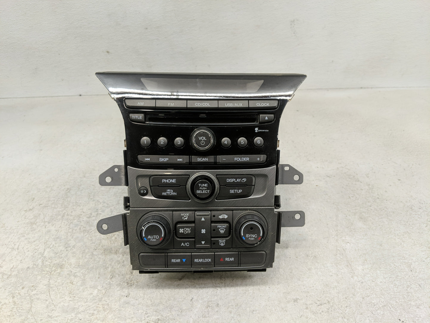 2013-2015 Honda Pilot Radio AM FM Cd Player Receiver Replacement P/N:16145335 Fits Fits 2013 2014 2015 OEM Used Auto Parts -