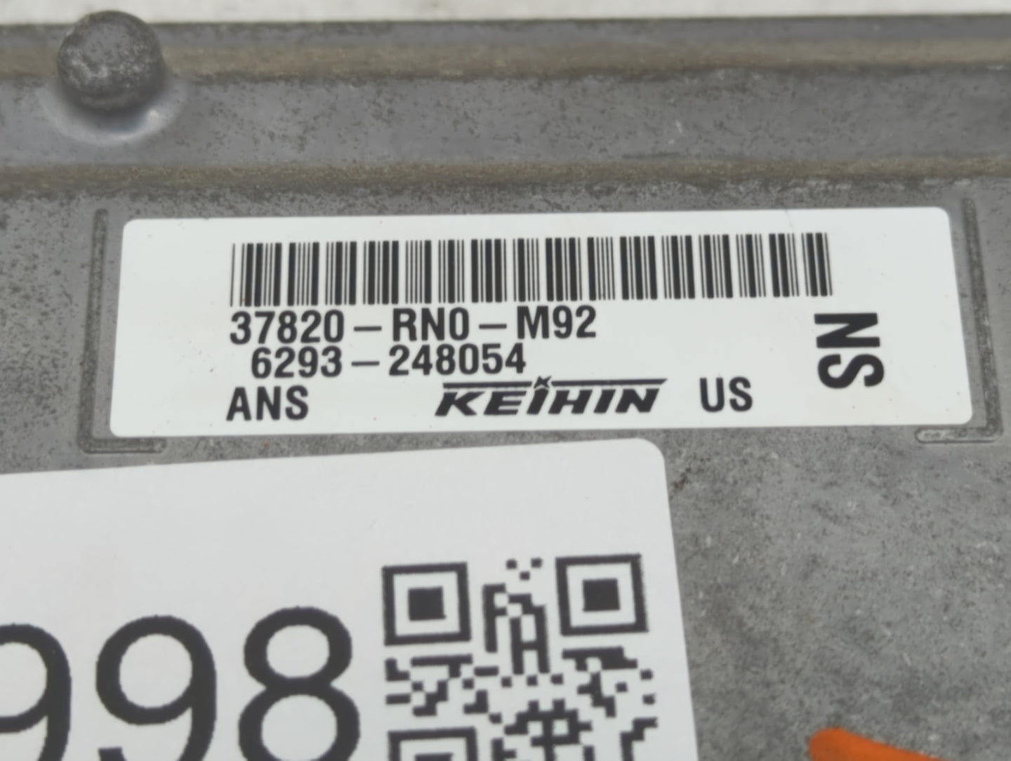 2013-2015 Honda Pilot PCM Engine Control Computer ECU ECM PCU OEM P/N:37820-RNO-M92 Fits Fits 2013 2014 2015 OEM Used Auto P