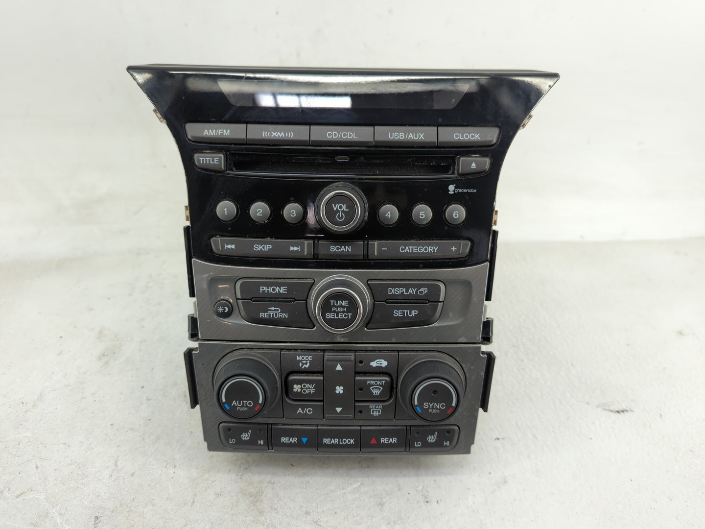 2012-2015 Honda Pilot Radio AM FM Cd Player Receiver Replacement P/N:39100-SZA-A320-M1 Fits Fits 2012 2013 2014 2015 OEM Use