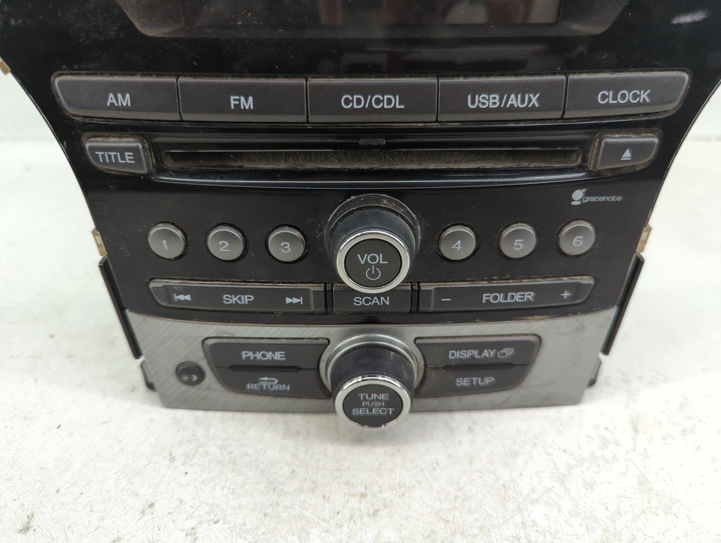 2013-2015 Honda Pilot Radio AM FM Cd Player Receiver Replacement P/N:39100-SZA-C220-M1 Fits Fits 2013 2014 2015 OEM Used Aut