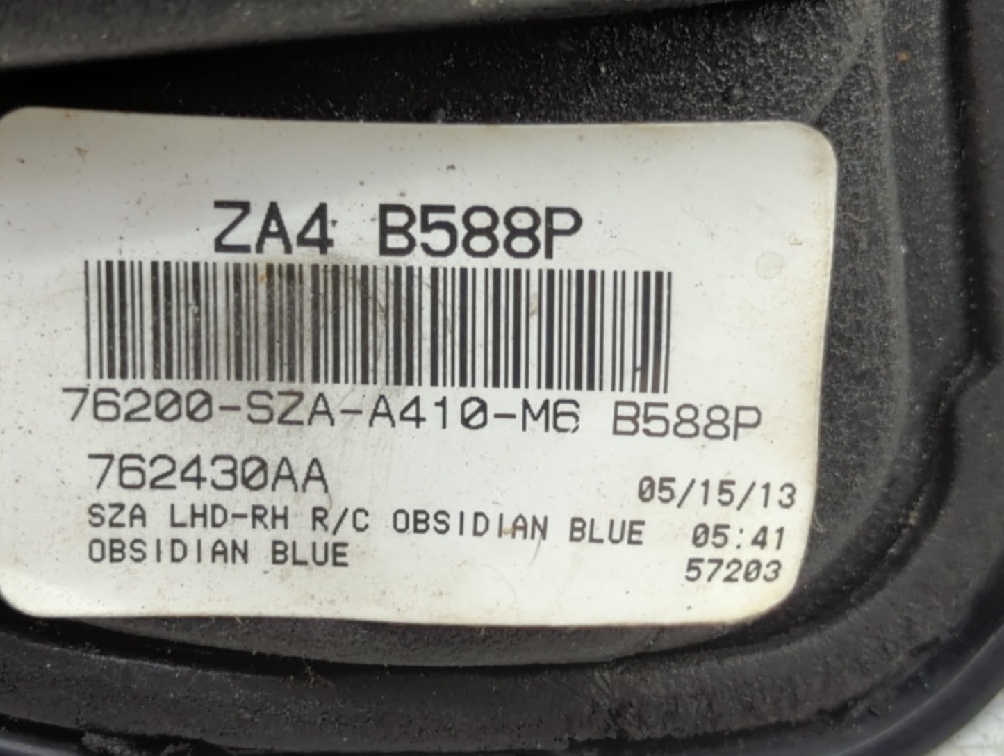 2009-2015 Honda Pilot Passenger Side View Mirror - Right Door Mirror OEM Used - Oemusedautoparts1.com