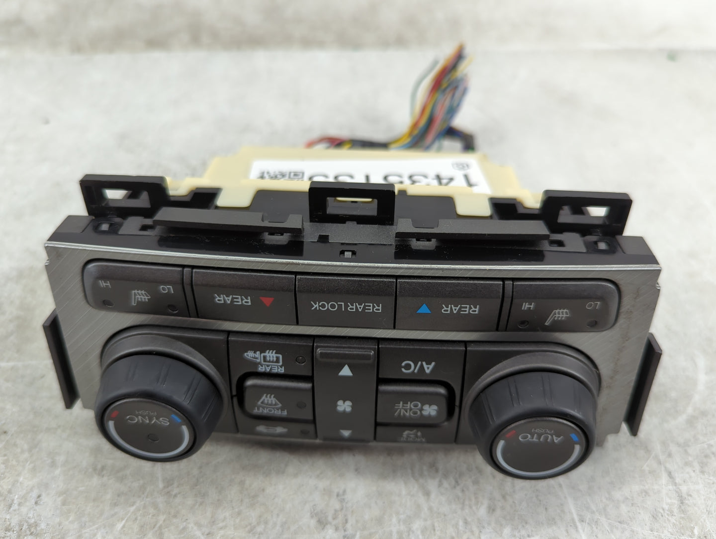 2012-2015 Honda Pilot Climate Control Module Temperature AC/Heater Replacement Fits Fits 2012 2013 2014 2015 OEM Used Auto P