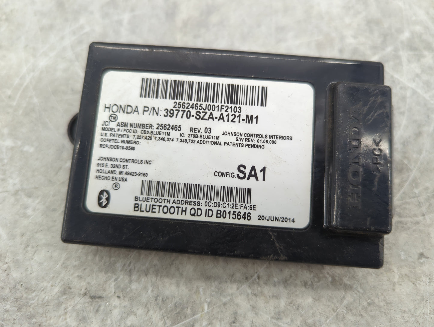 2009-2015 Honda Pilot Communication Control Module - Oemusedautoparts1.com