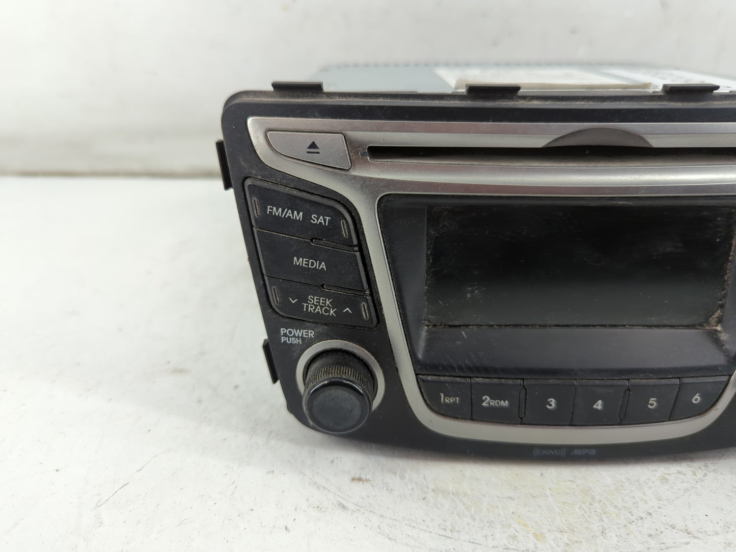 2015-2017 Hyundai Accent Radio AM FM Cd Player Receiver Replacement P/N:961701R111RDR Fits Fits 2015 2016 2017 OEM Used Auto