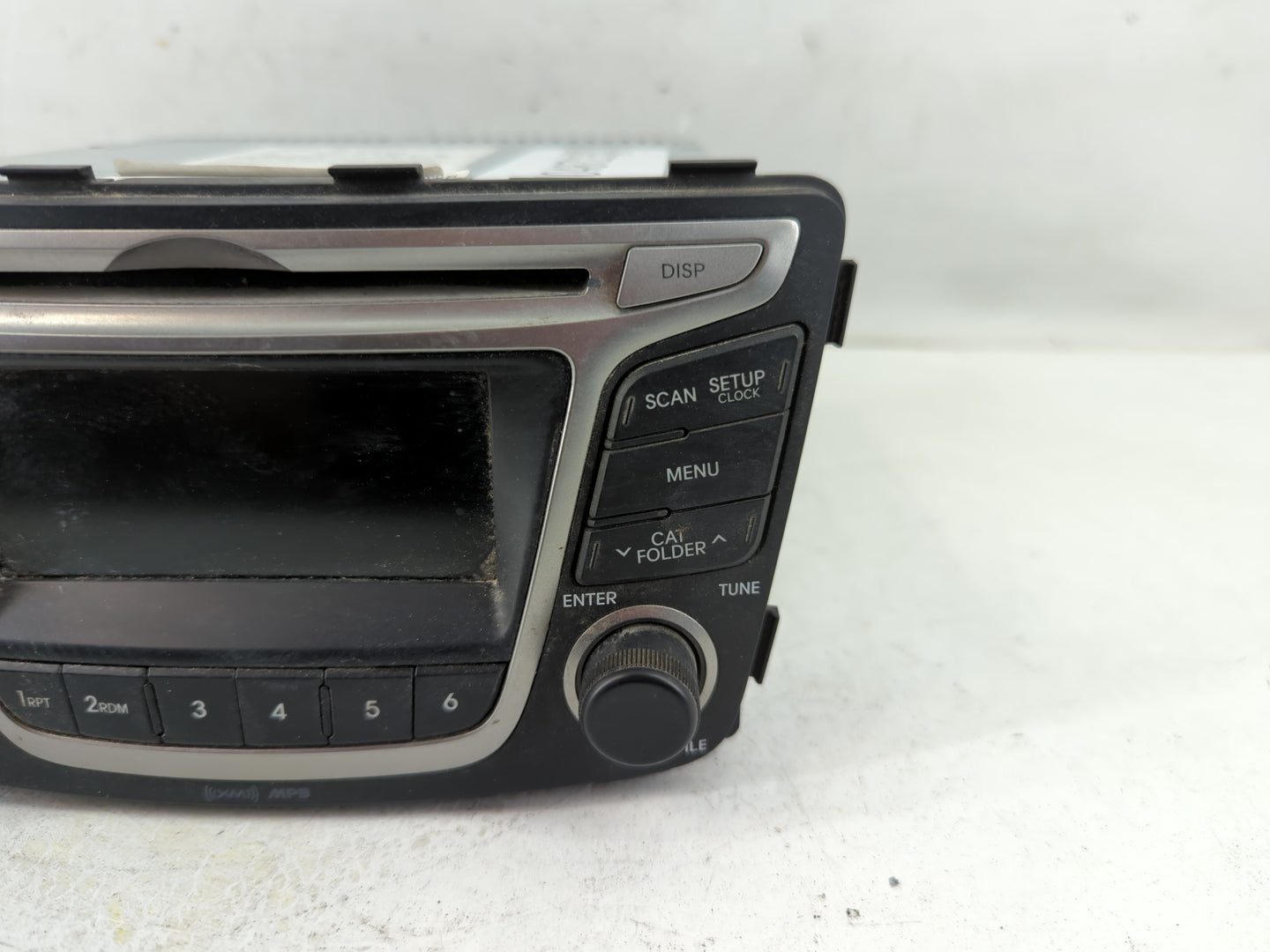 2015-2017 Hyundai Accent Radio AM FM Cd Player Receiver Replacement P/N:961701R111RDR Fits Fits 2015 2016 2017 OEM Used Auto