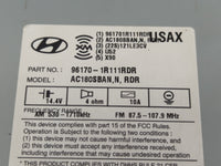 2015-2017 Hyundai Accent Radio AM FM Cd Player Receiver Replacement P/N:961701R111RDR Fits Fits 2015 2016 2017 OEM Used Auto