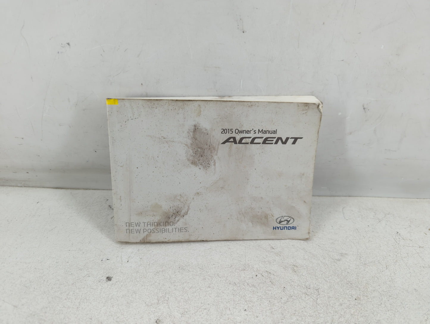 2015 Hyundai Accent Owners Manual Book Guide P/N:F1R0 EU4DD OEM Used Auto Parts - Oemusedautoparts1.com