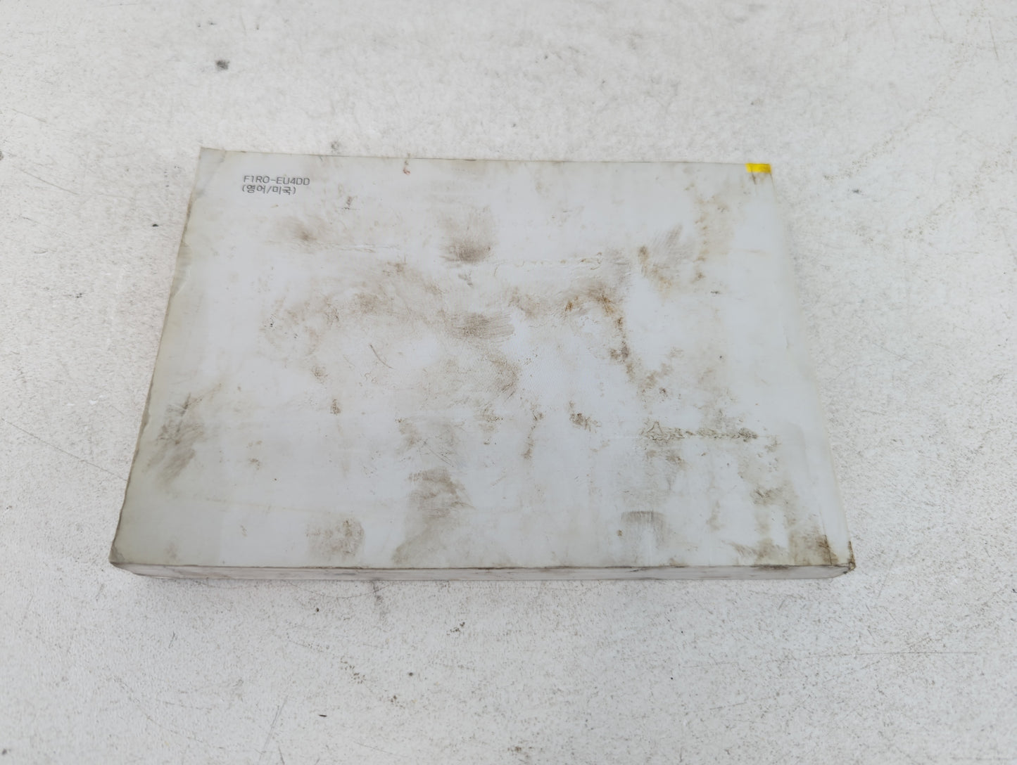 2015 Hyundai Accent Owners Manual Book Guide P/N:F1R0 EU4DD OEM Used Auto Parts - Oemusedautoparts1.com