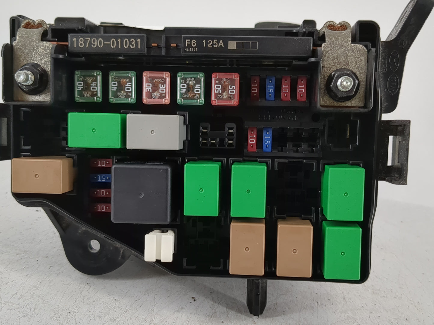 2015 Hyundai Accent Fusebox Fuse Box Panel Relay Module P/N:91420-1R500 Fits OEM Used Auto Parts - Oemusedautoparts1.com