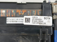 2015 Hyundai Accent Fusebox Fuse Box Panel Relay Module P/N:91420-1R500 Fits OEM Used Auto Parts - Oemusedautoparts1.com