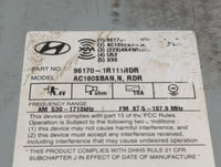 2015-2017 Hyundai Accent Radio AM FM Cd Player Receiver Replacement P/N:96170-1R111RDR Fits Fits 2015 2016 2017 OEM Used Aut