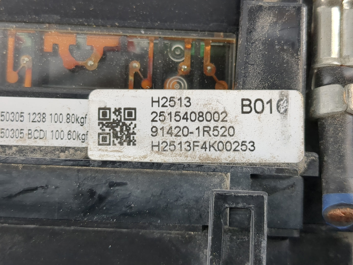 2015-2017 Hyundai Accent Fusebox Fuse Box Panel Relay Module P/N:91420-1R520 18790-01031 Fits Fits 2015 2016 2017 OEM Used A