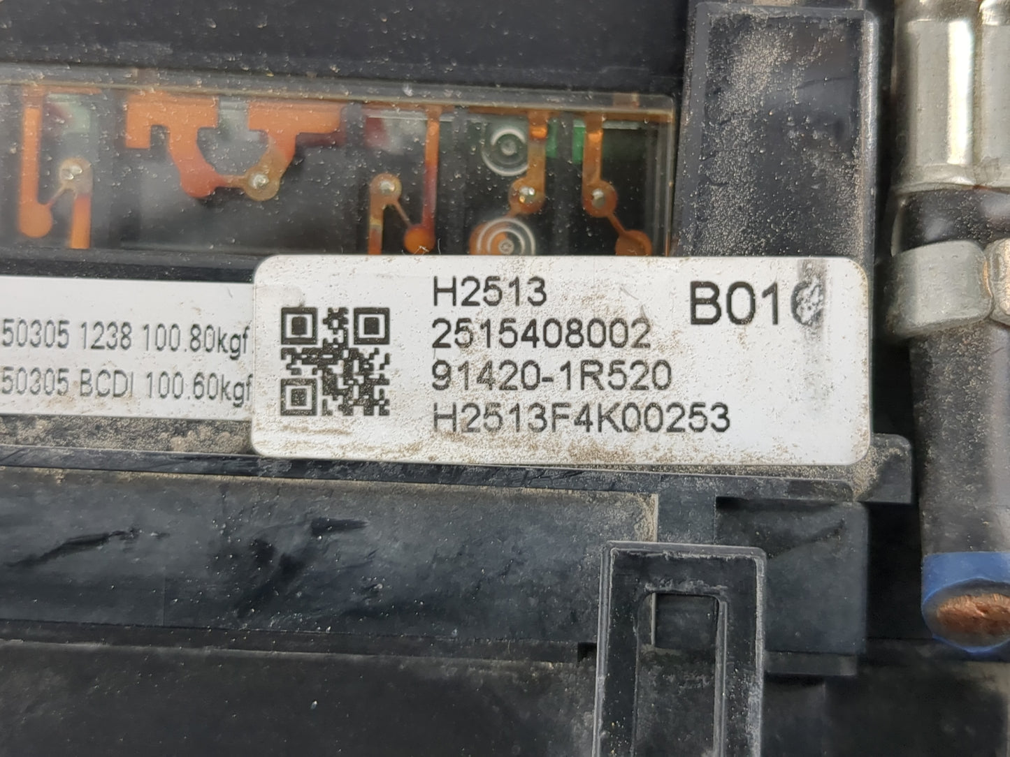2015-2017 Hyundai Accent Fusebox Fuse Box Panel Relay Module P/N:91420-1R520 18790-01031 Fits Fits 2015 2016 2017 OEM Used A