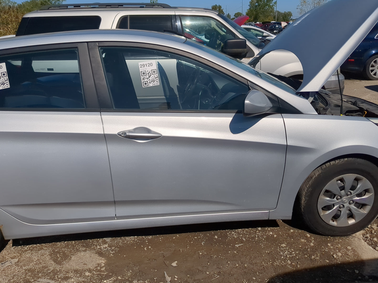 2012-2017 Hyundai Accent Passenger Front Door Oem 1173366 - Oemusedautoparts1.com