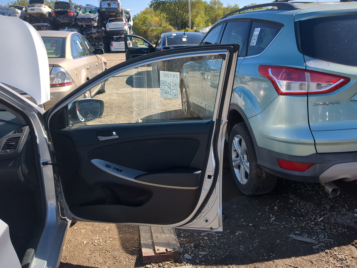 2012-2017 Hyundai Accent Passenger Front Door Oem 1173366 - Oemusedautoparts1.com