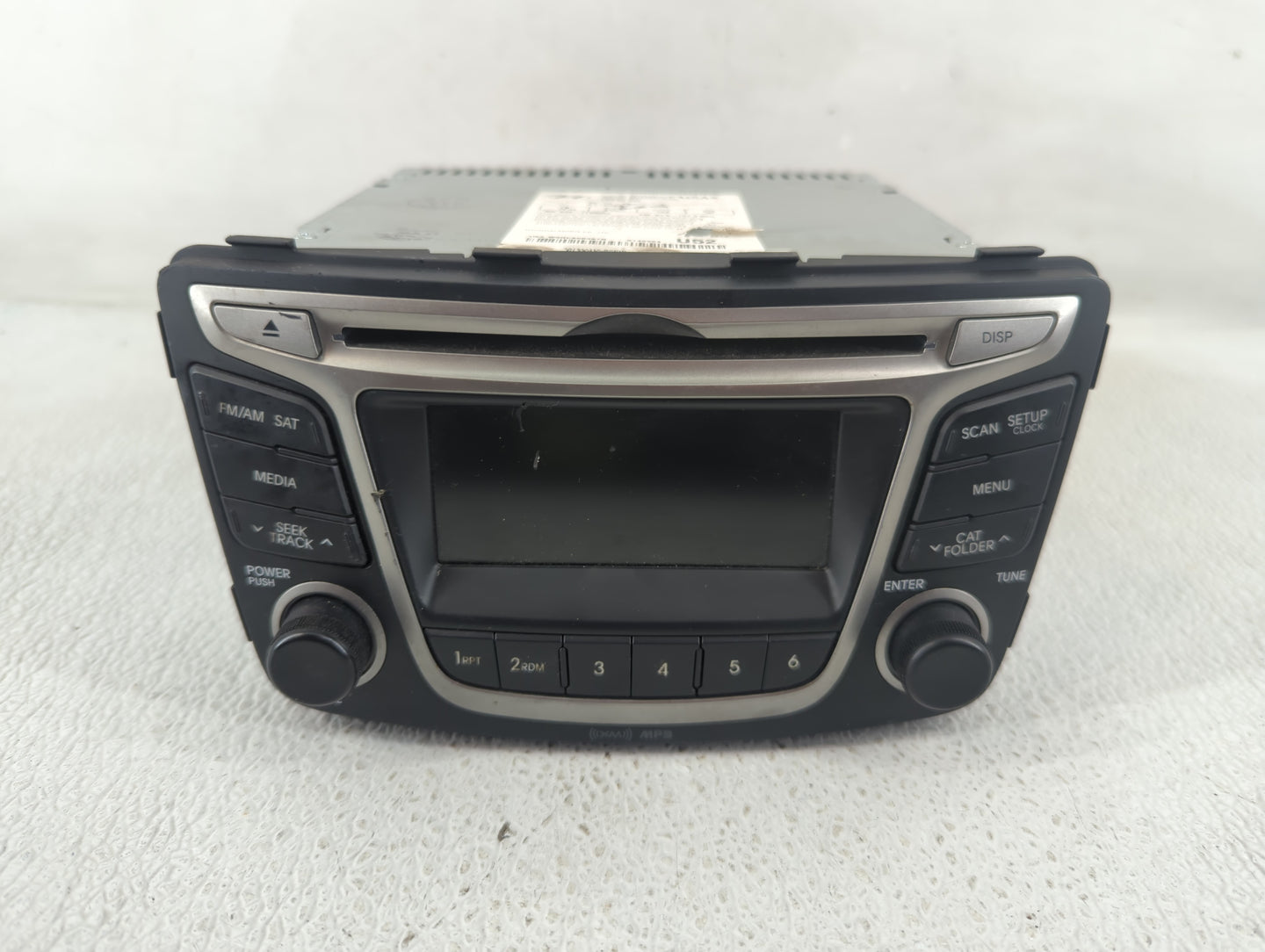 2015-2017 Hyundai Accent Radio AM FM Cd Player Receiver Replacement P/N:961701R111RDR Fits Fits 2015 2016 2017 OEM Used Auto