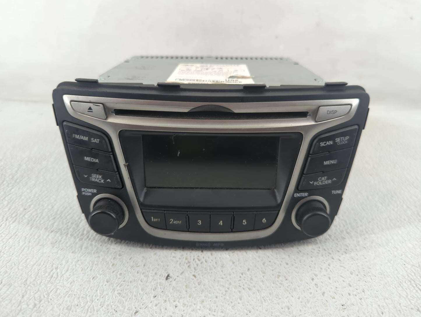 2015-2017 Hyundai Accent Radio AM FM Cd Player Receiver Replacement P/N:961701R111RDR Fits Fits 2015 2016 2017 OEM Used Auto