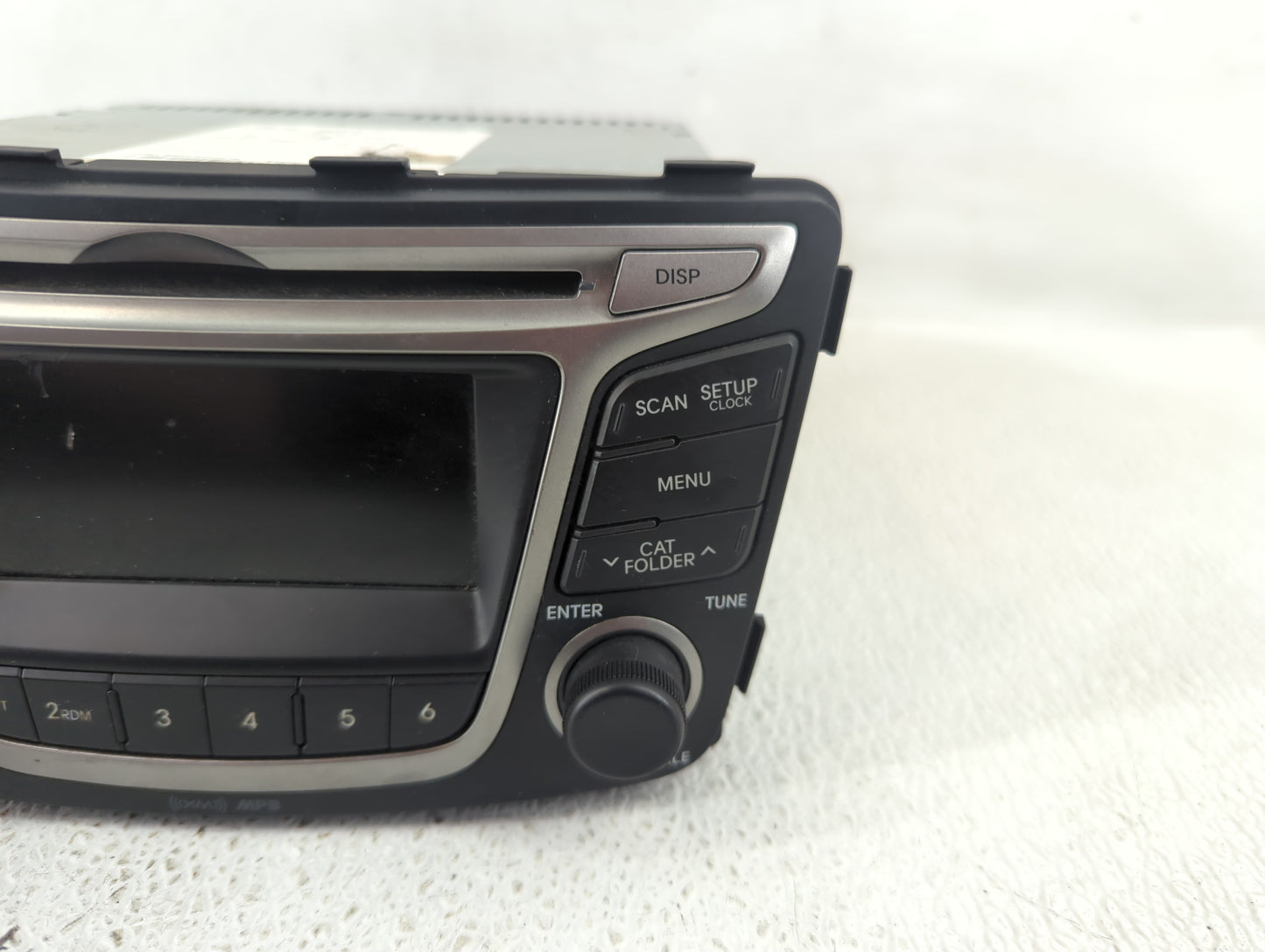 2015-2017 Hyundai Accent Radio AM FM Cd Player Receiver Replacement P/N:961701R111RDR Fits Fits 2015 2016 2017 OEM Used Auto