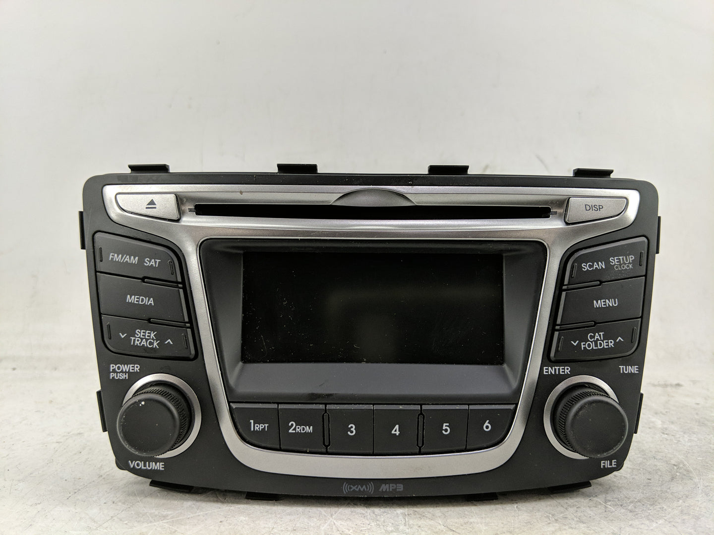 2015 Hyundai Accent Radio AM FM Cd Player Receiver Replacement P/N:96170-1R111RDR Fits OEM Used Auto Parts - Oemusedautopart
