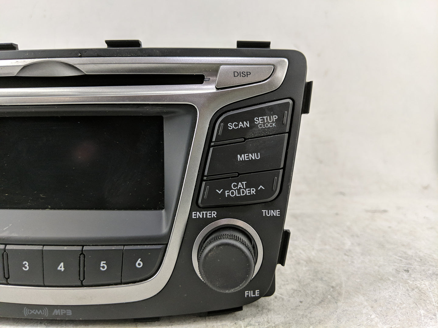 2015 Hyundai Accent Radio AM FM Cd Player Receiver Replacement P/N:96170-1R111RDR Fits OEM Used Auto Parts - Oemusedautopart