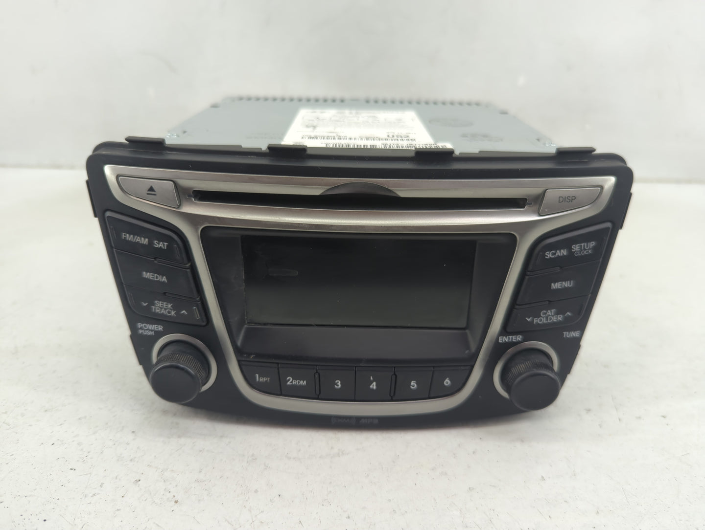 2015-2017 Hyundai Accent Radio AM FM Cd Player Receiver Replacement P/N:96170-1R111RDR Fits Fits 2015 2016 2017 OEM Used Aut