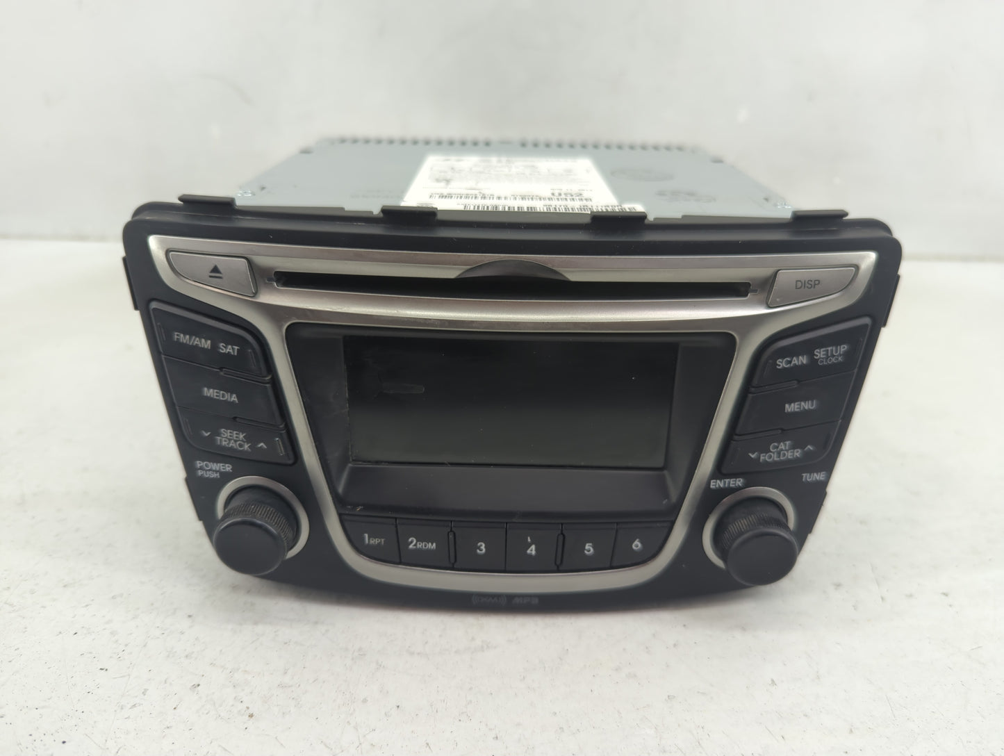 2015-2017 Hyundai Accent Radio AM FM Cd Player Receiver Replacement P/N:96170-1R111RDR Fits Fits 2015 2016 2017 OEM Used Aut