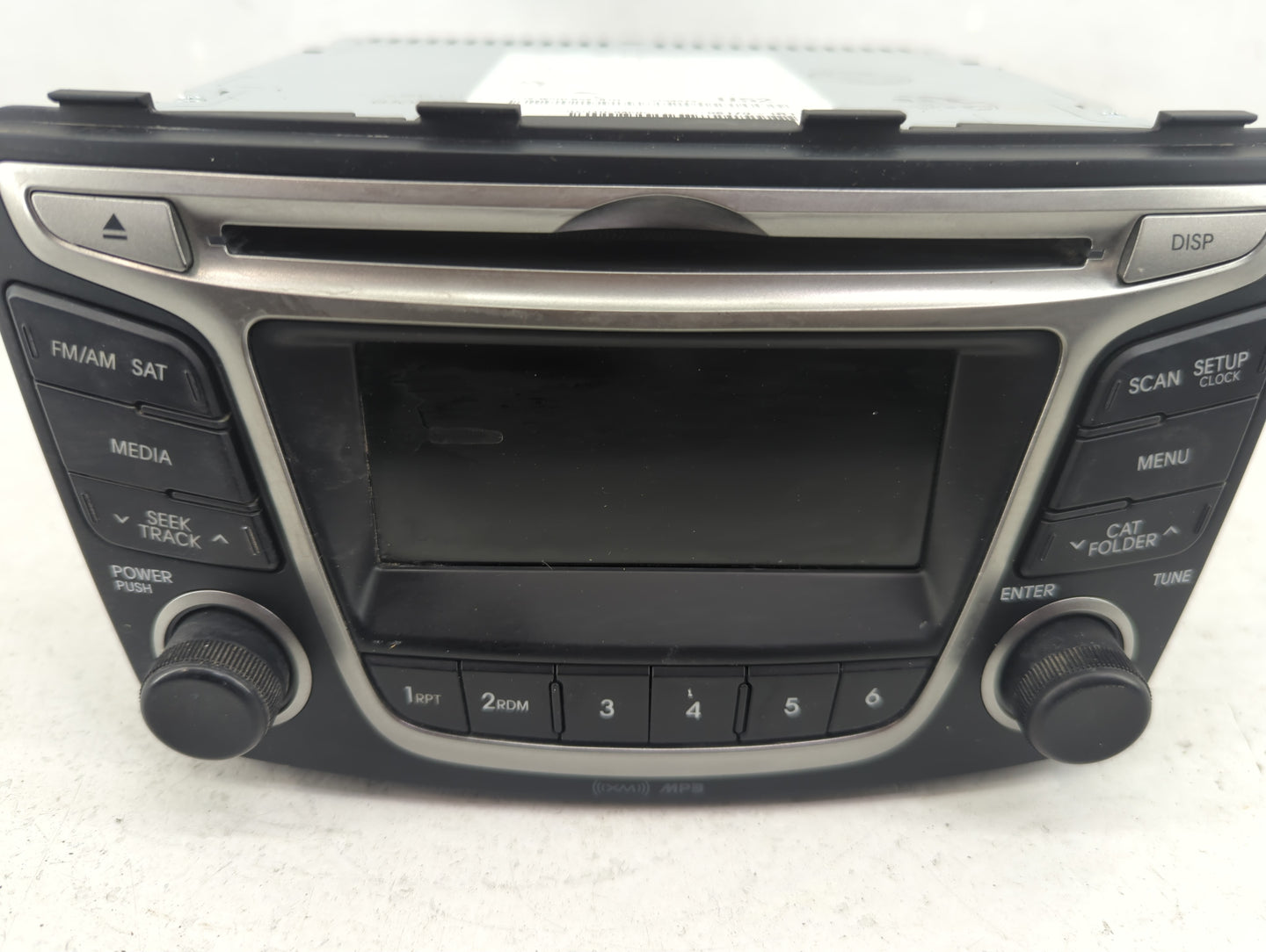 2015-2017 Hyundai Accent Radio AM FM Cd Player Receiver Replacement P/N:96170-1R111RDR Fits Fits 2015 2016 2017 OEM Used Aut