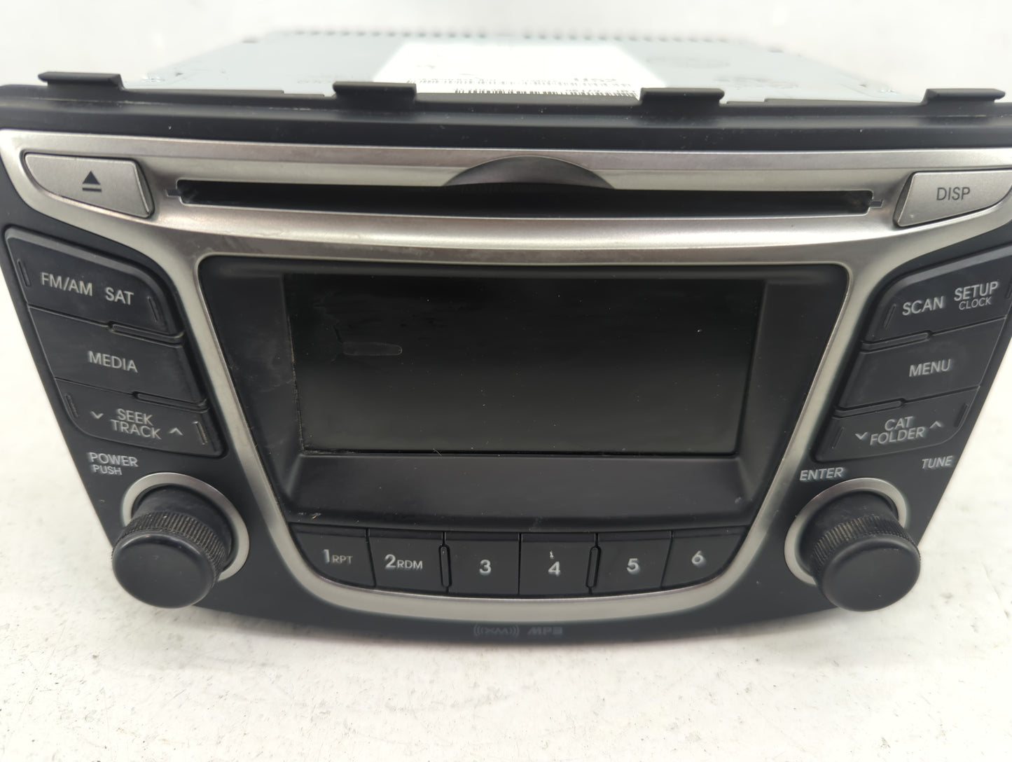 2015-2017 Hyundai Accent Radio AM FM Cd Player Receiver Replacement P/N:96170-1R111RDR Fits Fits 2015 2016 2017 OEM Used Aut