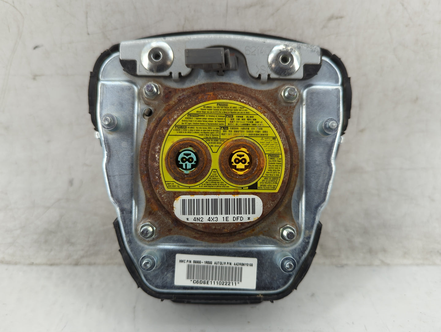 2012-2017 Hyundai Accent Air Bag Driver Left Steering Wheel Mounted P/N:569001R500 Fits Fits 2012 2013 2014 2015 2016 2017 O